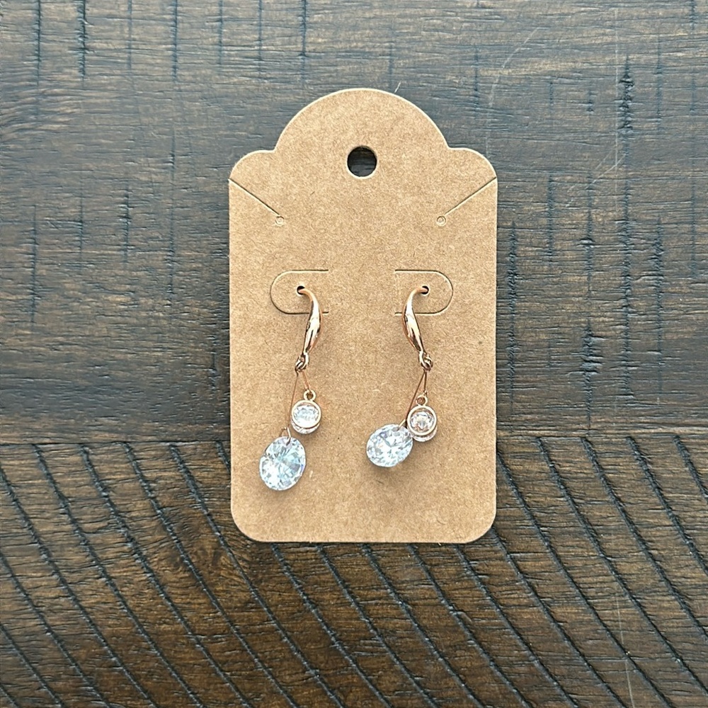 Faux Diamond Fashion Earrings